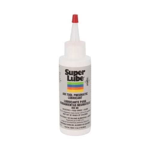 Super Lube 12004 Pneumatic lubricant - 4 oz, HDPE, 68 ISO Grade, 20 SAE Grade, 15 Lead Time