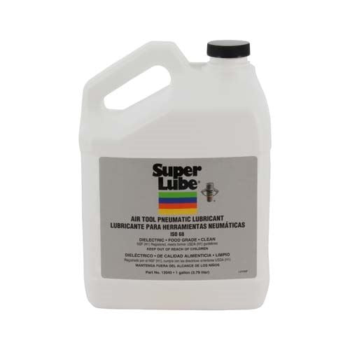 Super Lube 12040 Pneumatic lubricant - 1 gal, HDPE, 68 ISO Grade, 20 SAE Grade, 15 Lead Time