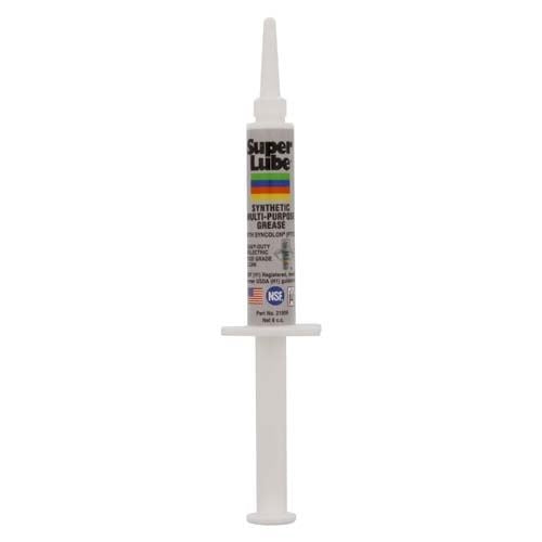 Super Lube 21006 Multi-Purpose Synthetic Grease with Syncolon®, 6Cc Syringe