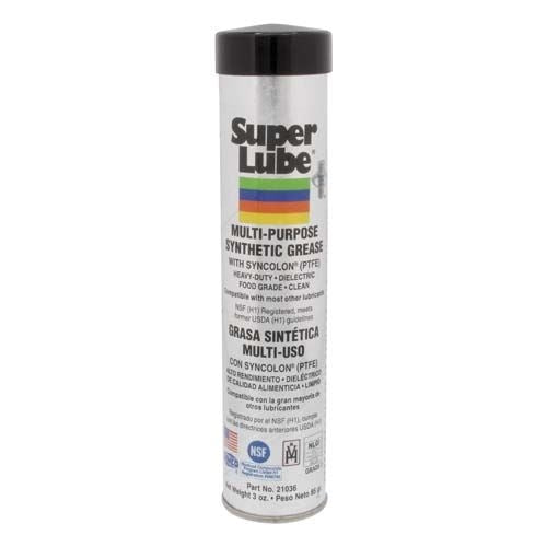 Super Lube 21036 Multi-Purpose Synthetic Grease with Syncolon®, 3Oz Cartridge