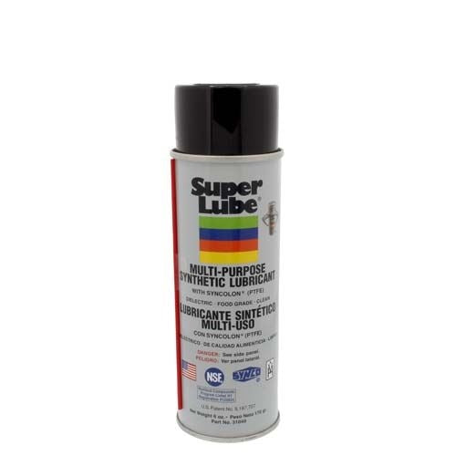 Super Lube 31040 6 oz. Aerosol Can Multi-Purpose Synthetic Lubricant with Syncolon®