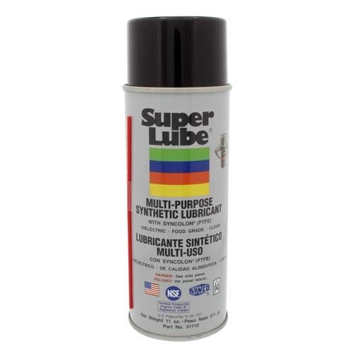 Super Lube 31110 11 oz. Aerosol Can Multi-Purpose Synthetic Lubricant with Syncolon®