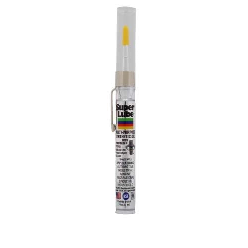 Super Lube 51014 Multipurpose Synthetic Oil w/ PTFE - Food Grade, 7 ml, Tube, Translucent Color