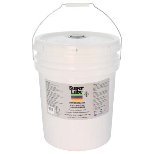 Super Lube 54305 Gear Oil - 5 gal, Pail, 320 ISO, 90 SAE, Synthetic Composition