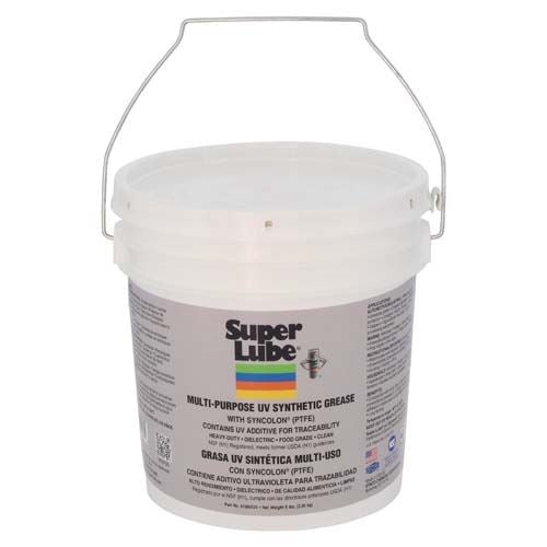 Super Lube 41050/UV 5 lb. Pail Multi-Purpose Synthetic UV Grease (NLGI 2) with Syncolon®