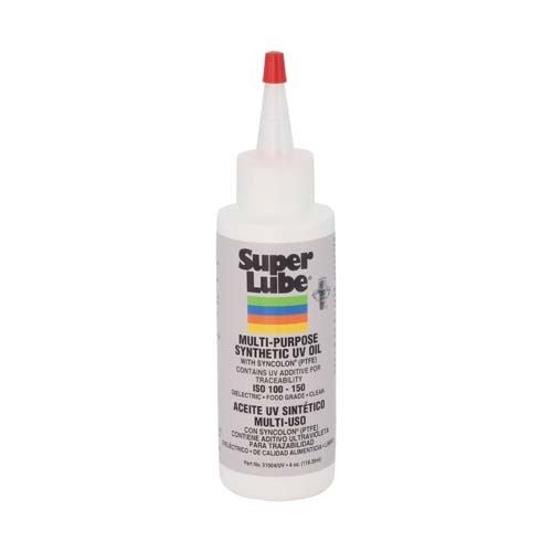 Super Lube 51004/UV Multi-Use Synthetic UV Oil with Syncolon®, 4 Oz. Bottle