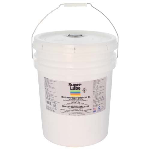 Super Lube 51050/UV Multi-Use Synthetic UV Oil with Syncolon®, 5 Gallon Pail