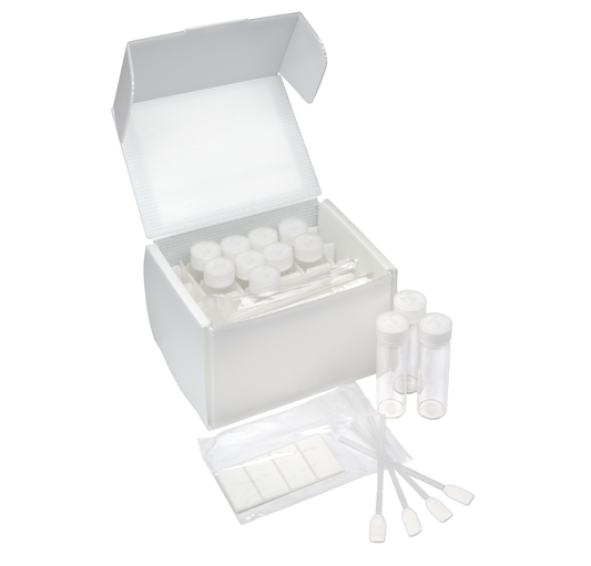 SOS Cleanroom Texwipe TX3360 HPLC Cleaning Validation Kit for 12 Samples - Case