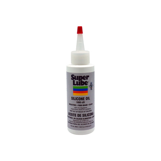 Super Lube 56404 Silicone Oil 1000 cSt, 4 Oz. Bottle