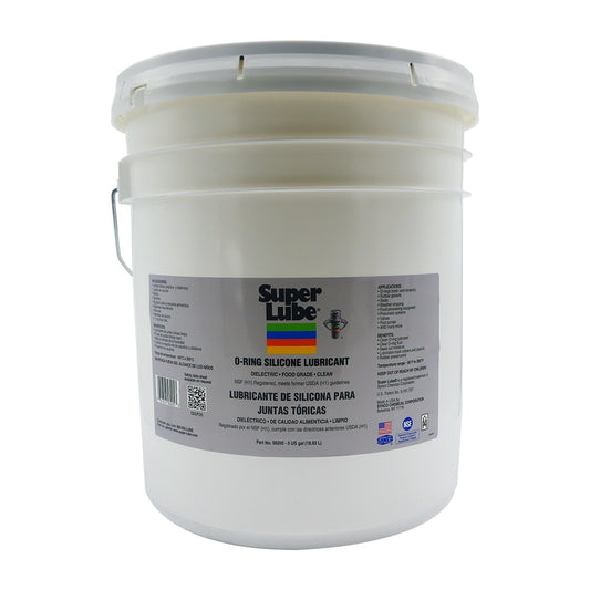 Super Lube 56205 O-Ring Silicone Lubricant, 5 Gallon Pail