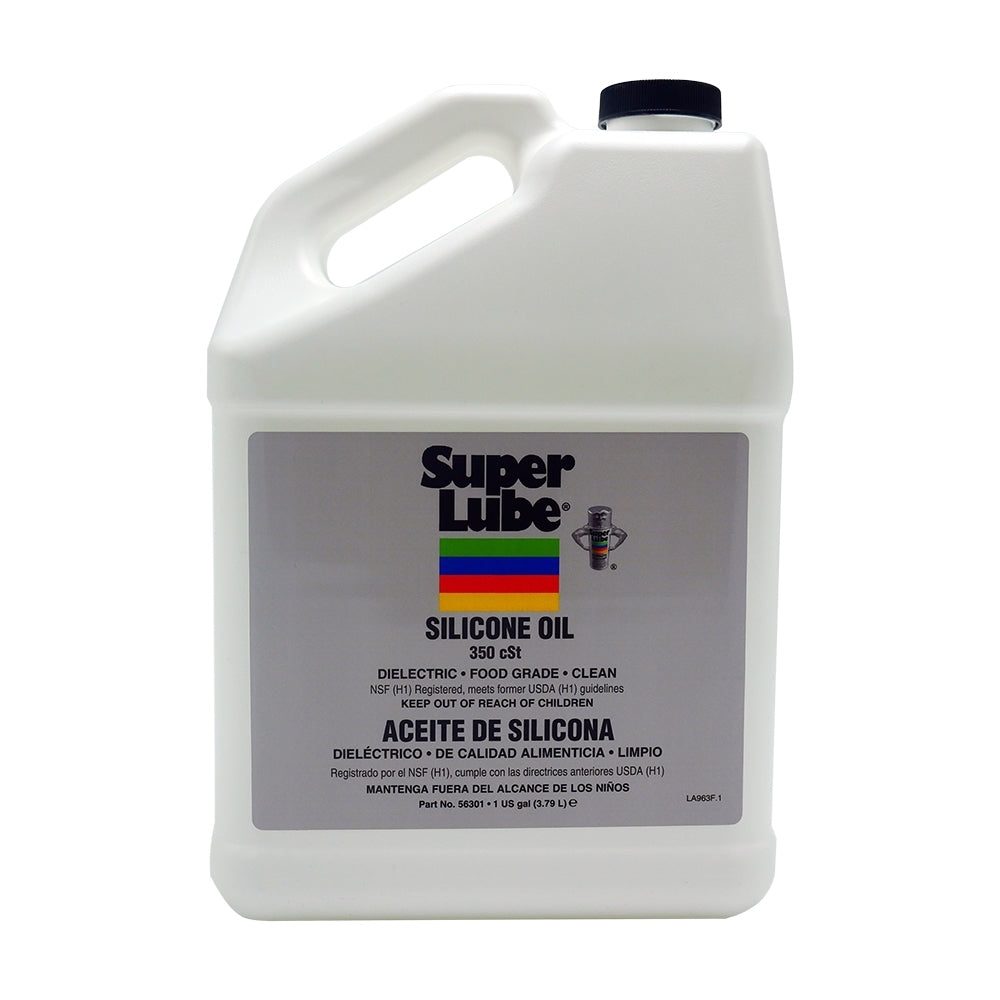 Super Lube 56301 Silicone Oil 350 cSt, 1 Gallon Bottle