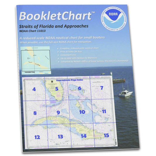 Paradise Clay CB11013 NOAA Booklet Chart Straits of Florida and Approaches
