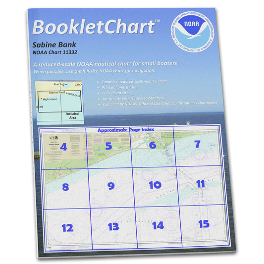 Paradise Clay CB11332 NOAA Booklet Sabine Bank