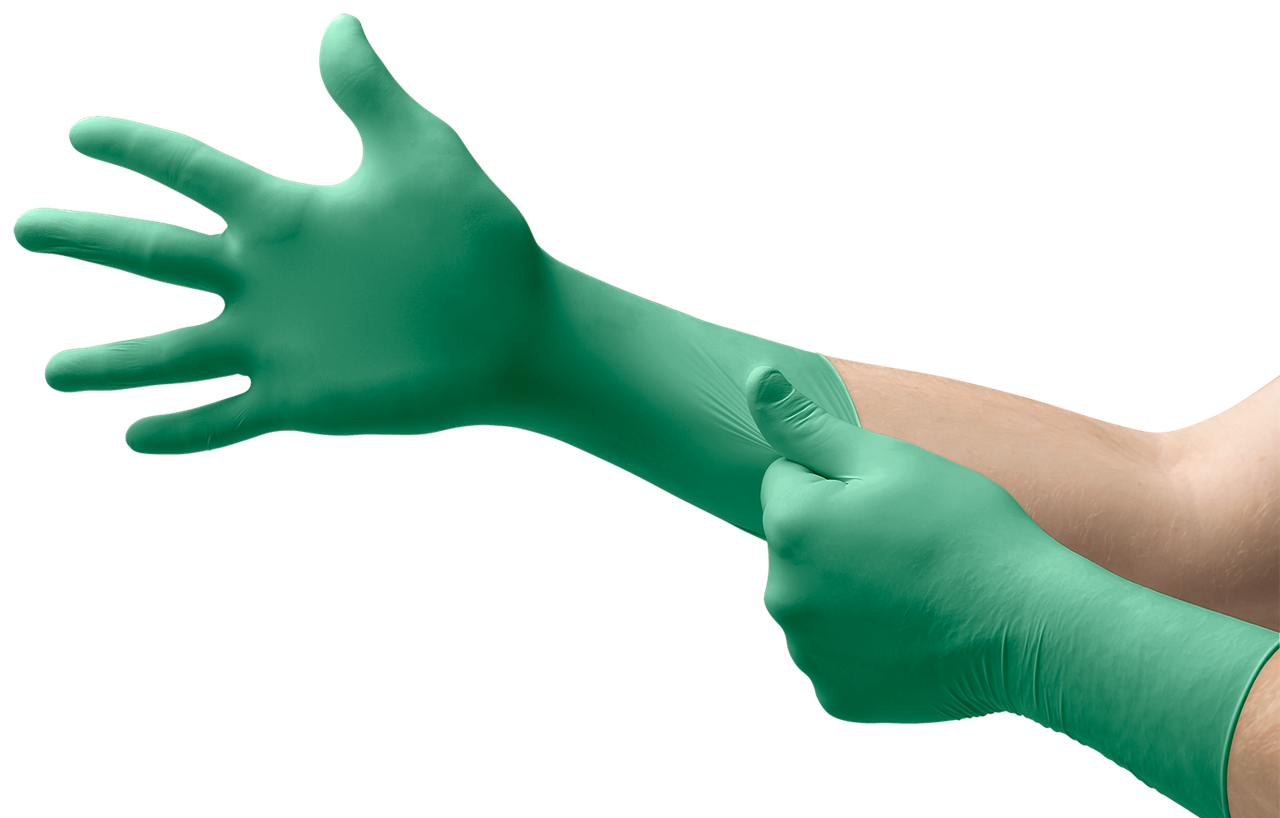 SOS Cleanroom 387072 Ansell 73-701 TouchNTuff DermaShield Sterile Neoprene Gloves Class 100 (ISO 5)