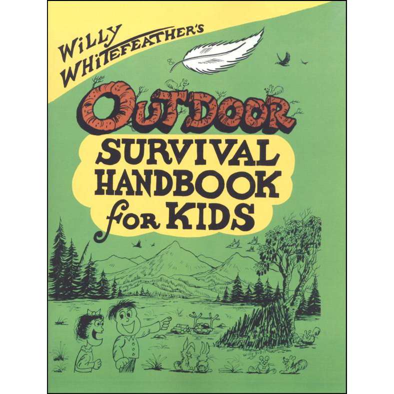 Paradise Clay NBN004 Willy Whitefeather's Outdoor Survival Handbook for Kids - Book
