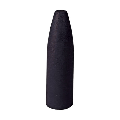 Dedeco 0047 Rubber Abrasive Points - 1 x 9/32 - Black Coarse Silicon Carbide 100/Bx