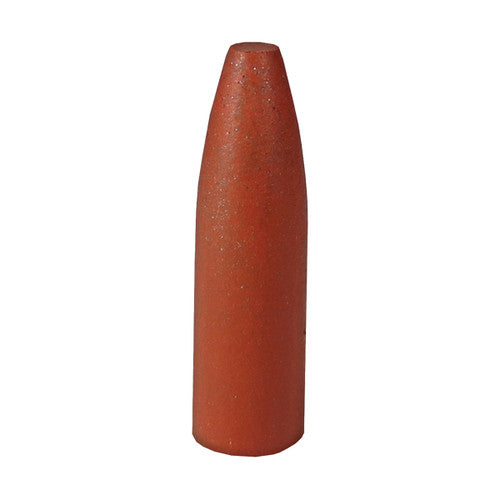 Dedeco 0049 Rubber Abrasive Points - 1 x 9/32 - Red Fine Silicon Carbide 100/Bx