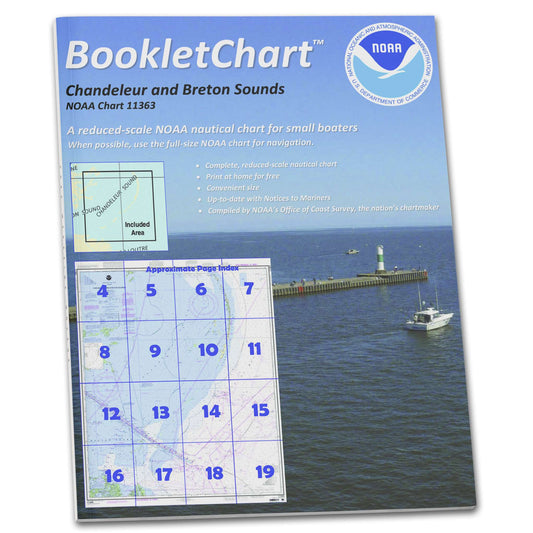 Paradise Clay CB11363 NOAA Booklet Chart Chandeleur and Breton Sounds