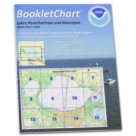 Paradise Clay CB11369 HISTORICAL NOAA Booklet Lakes Pontchartrain and Maurepas