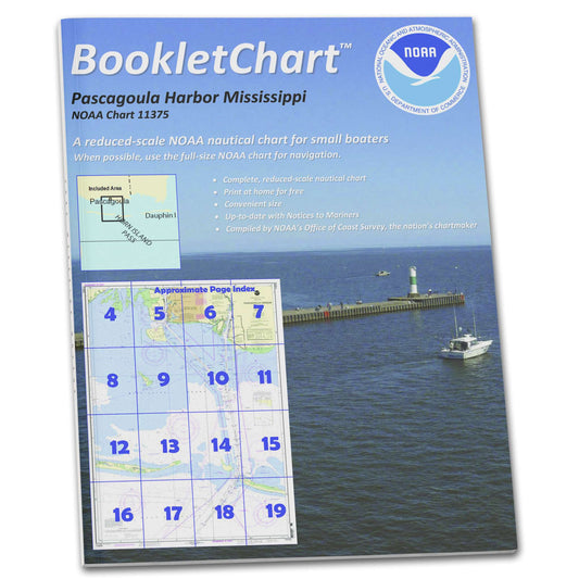 Paradise Clay CB11375 HISTORICAL NOAA Booklet Pascagoula Harbor