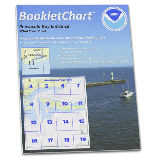 Paradise Clay CB11384 HISTORICAL NOAA Booklet Pensacola Bay Entrance