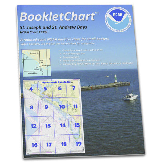 Paradise Clay CB11389 HISTORICAL NOAA Booklet Chart St Joseph and St Andrew Bays