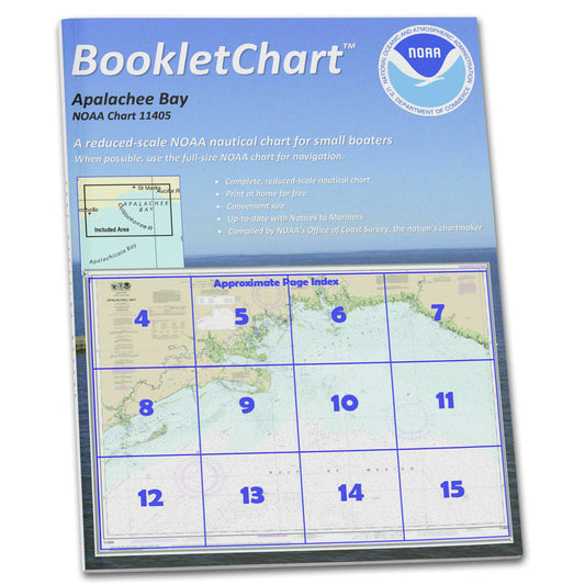 Paradise Clay CB11405 HISTORICAL NOAA Booklet Chart Apalachee Bay