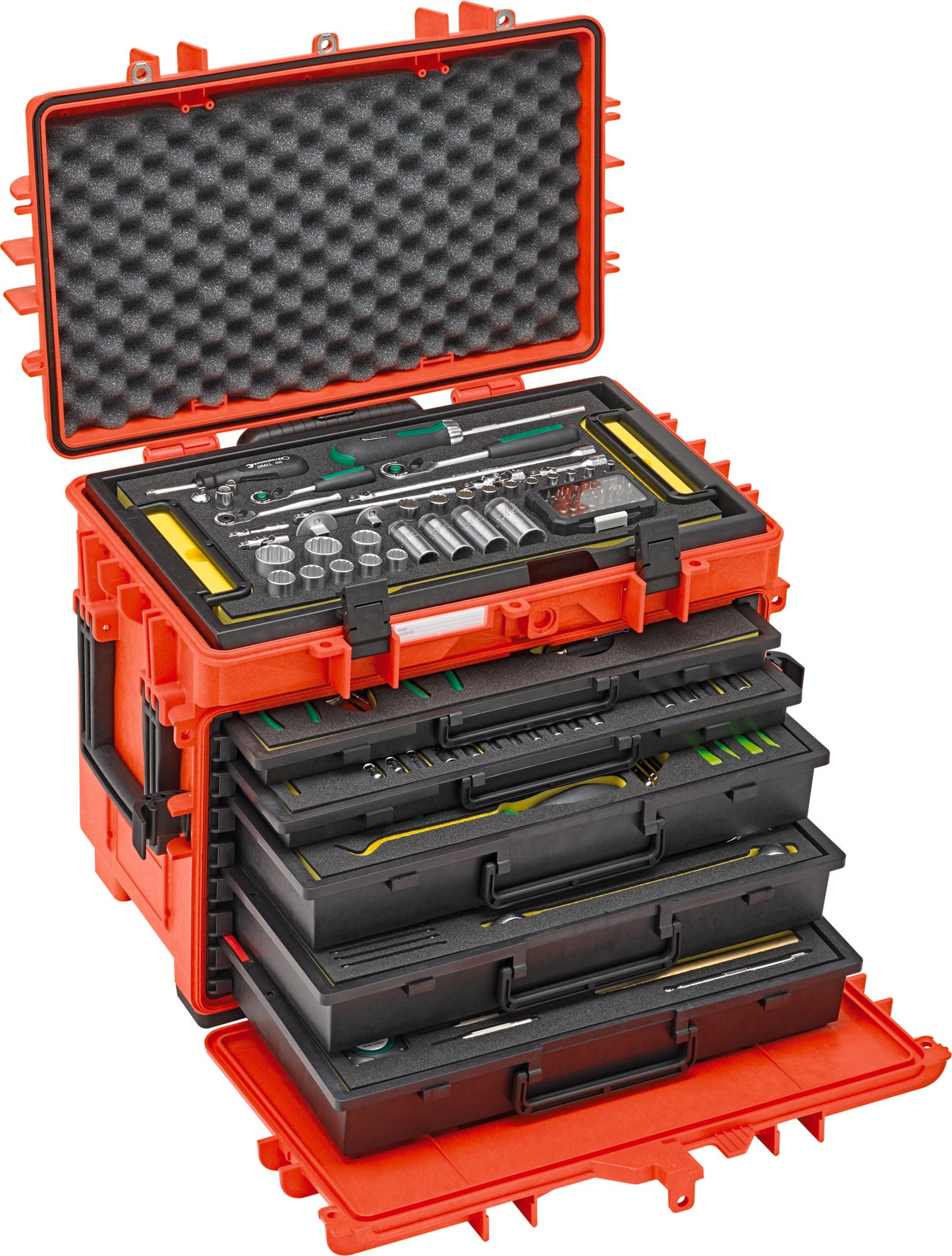 Stahlwille 98814935 13214A/1 WT/LR Line Maintenance Set (Inch) In Tool Trolley No. 13217