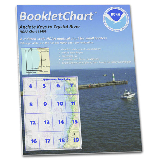 Paradise Clay CB11409 HISTORICAL NOAA Booklet Anclote Keys to Crystal River