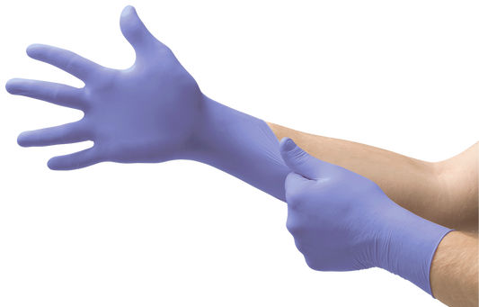 SOS Cleanroom SEC-375-XL Ansell Microflex Gloves: SEC-375 Supreno EC Nitrile Gloves