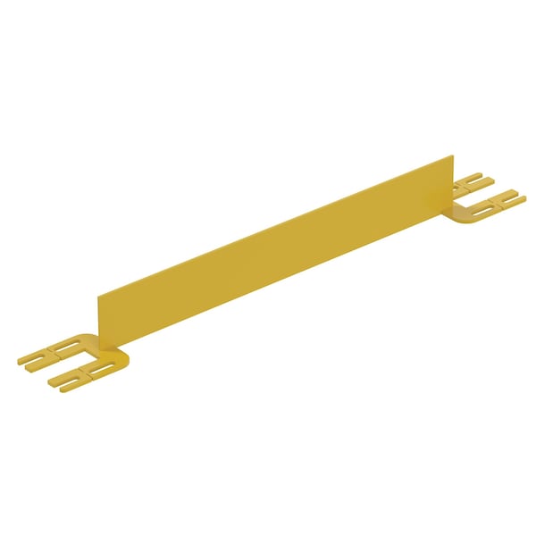 Vestil VDKR-3-TB Safety Railing Toe Board 3' Yellow