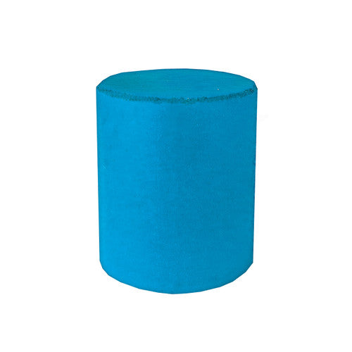 Dedeco 0100 Rubber Abrasive Cone - Cylinder 1 x 7/8 - Blue Extra Fine Silicon Carbide 1/Unit