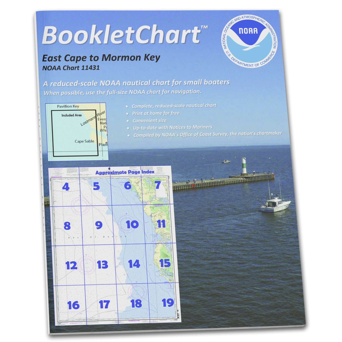 Paradise Clay CB11431 HISTORICAL NOAA Booklet East Cape to Mormon Key
