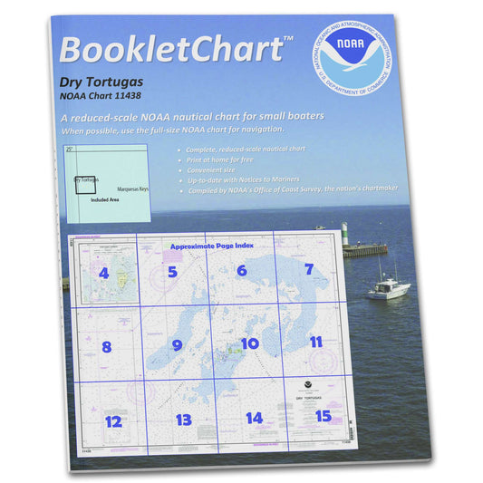 Paradise Clay CB11438 HISTORICAL NOAA Booklet Chart Dry Tortugas;Tortugas Harbor