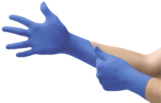 SOS Cleanroom N19 Ansell N19 Microflex Cobalt Nitrile Gloves
