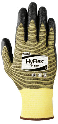 Hyflex 11-510-10 Hyflex 11510 Blk Nit Fmct On Kevlar Lnr 10 (1 PR)