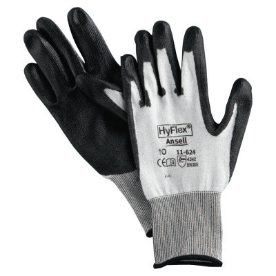 Hyflex 11-624-10 Hyflex 11624 Dyneema/Lycra Wht W/Blk Pu Ct 10 (1 PR)