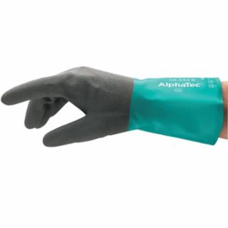 ALPHATEC® 58-530B-110 Alphatec 58530B Sz 11 Chem Rest Grn/Drk Gry 12" (1 PR)
