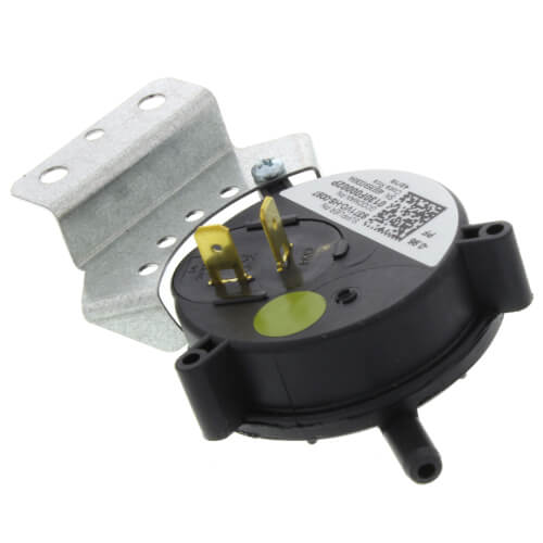 Goodman-Amana 0130F00002P Pressure Switch, Air, 0.95 in wc, 0.25 in Barb, NO, Olive