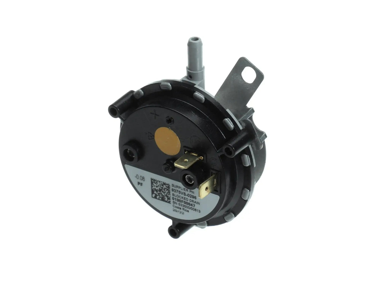 Goodman-Amana 0130F00647 Pressure Switch, 0.6 in wc, Barb