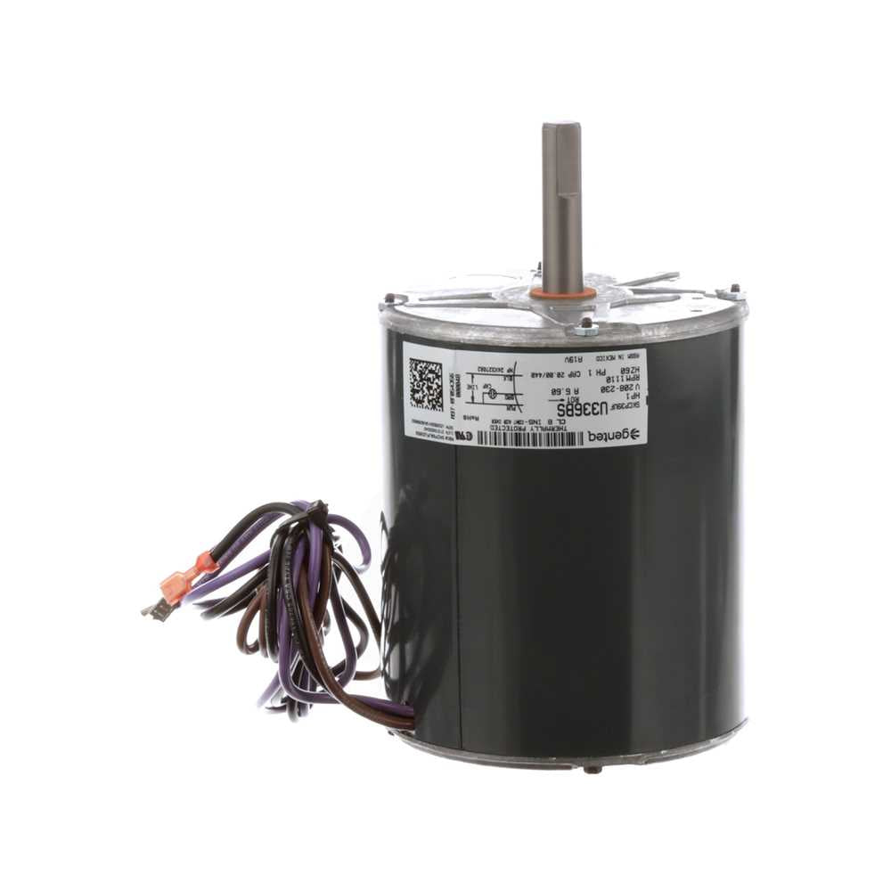 Goodman-Amana 0131M00040S Condenser Motor, 1 Hp, 208/230 V, 1 Ph, 60 Hz, Class B