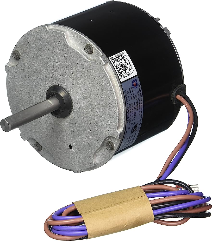 Daikin 0131M00018PSP Condenser Motor, 1/4 Hp, 208/230 V, 1 Ph, 60 Hz, 6P, Class B