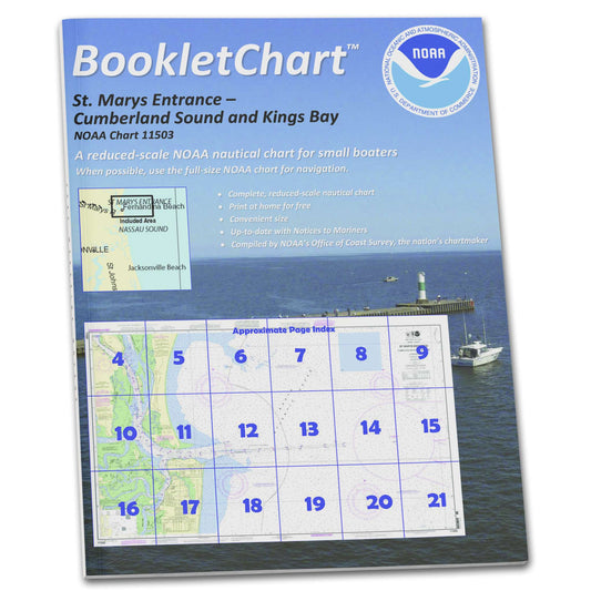 Paradise Clay CB11503 HISTORICAL NOAA Booklet St. Marys Entrance Cumberland Sound and Kings Bay