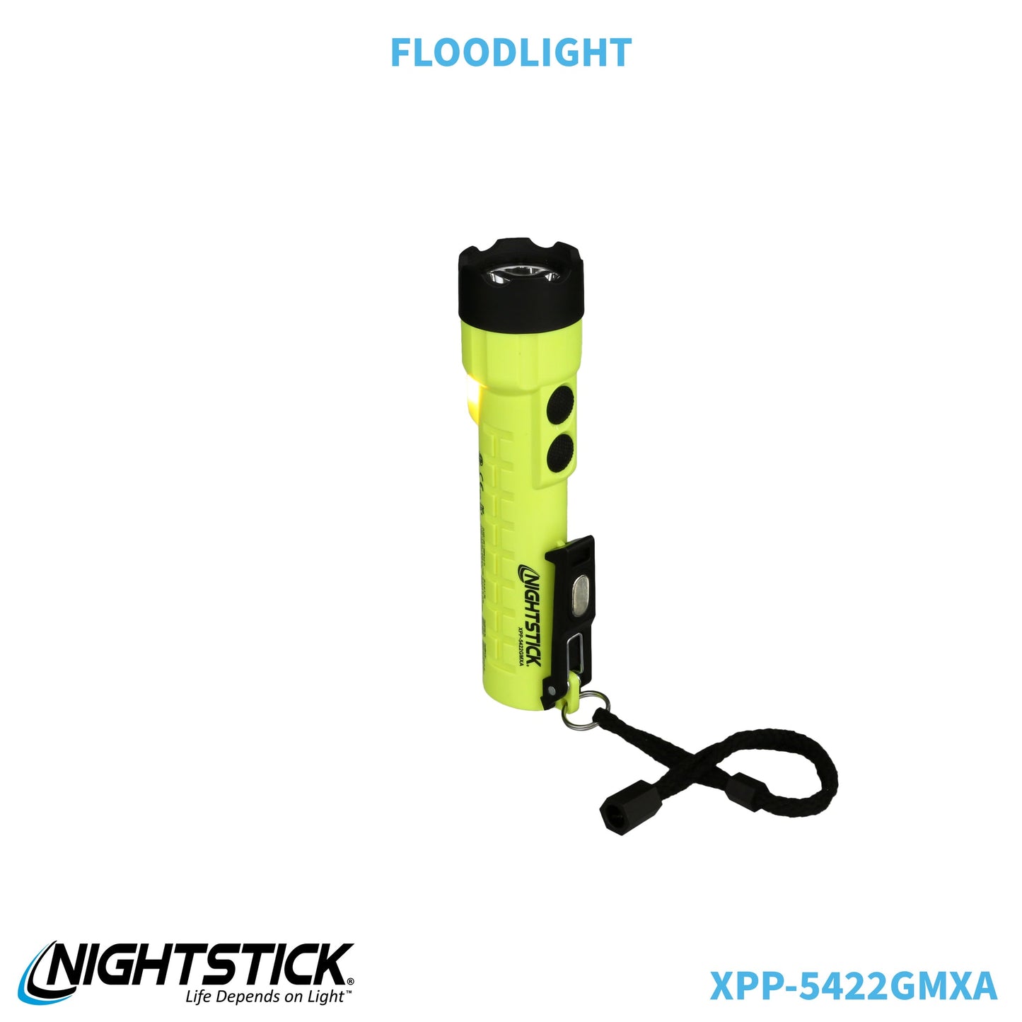 Bayco XPP-5422GMXA Nightstick Intrinsically Safe Dual-Light Torch w/Dual Magnets
