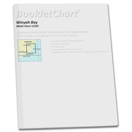 Paradise Clay CB11532 HISTORICAL NOAA Booklet Chart Winyah Bay