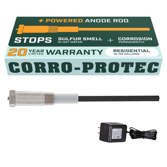 Corro-Protec 96386 Powered Titanium Anode Rod for 10-39 Gallon Tanks