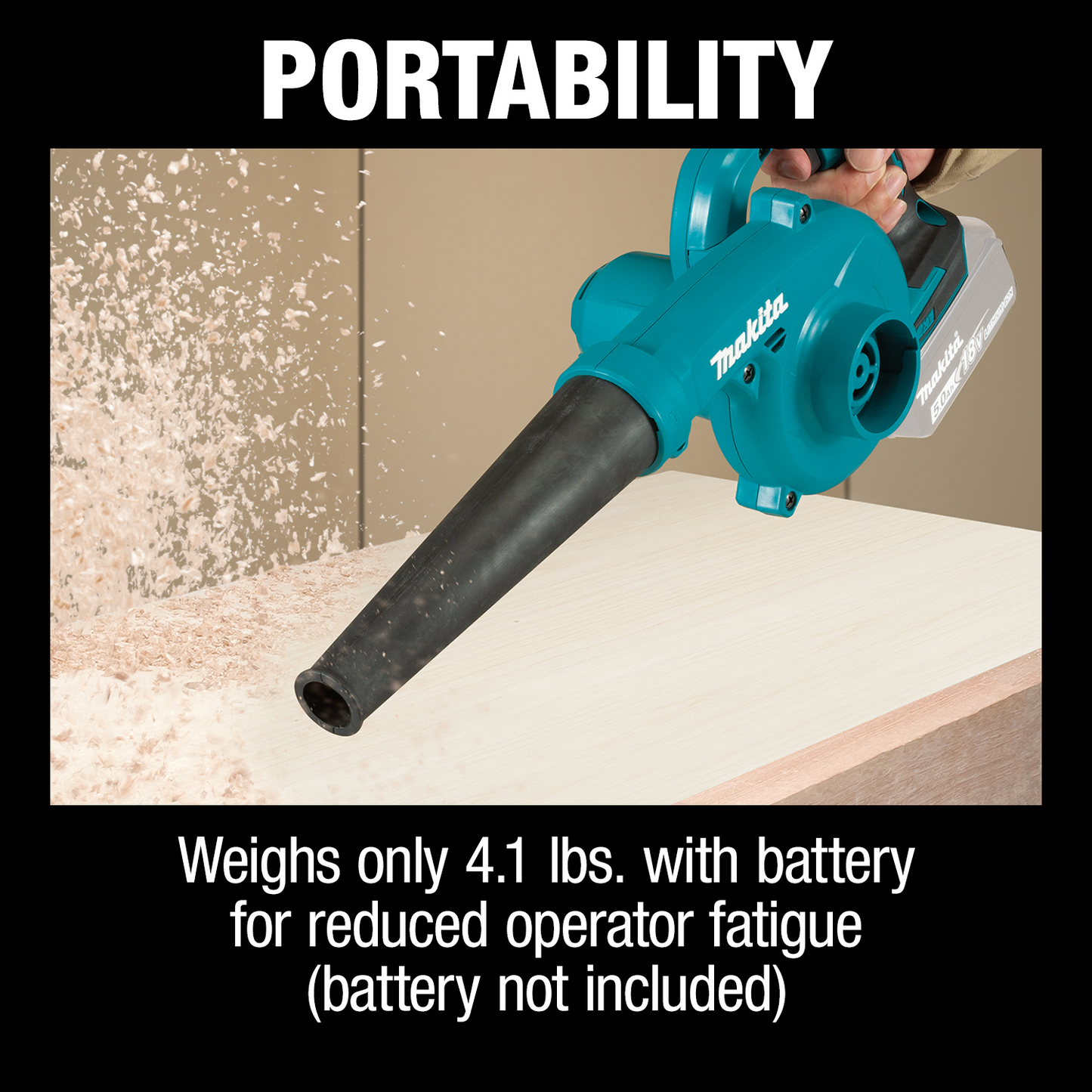 Makita XBU05Z 18V LXT® Lithium‘Ion Cordless Blower, Tool Only