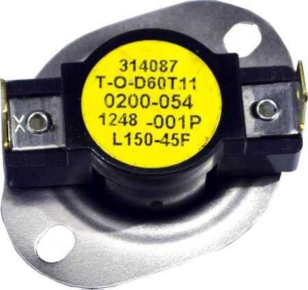 Goodman-Amana 0200054001P Limit Switch, 45 to 150 degF