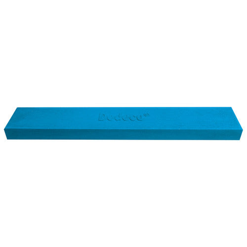 Dedeco 0210 Rubber Abrasive Block/Stick 6 x 1 x 1/4 - Blue Extra Fine Silicon Carbide 1/Unit