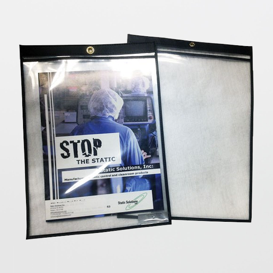 SOS Cleanroom Ohm-Stat DH-912PP Anti-Static Sheet Protector, Document Holder with Grommet